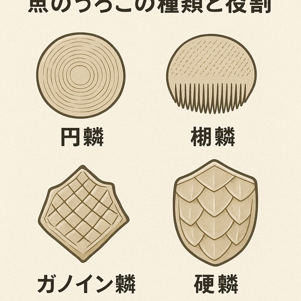 魚のうろこの種類と役割を徹底解説。釣太郎