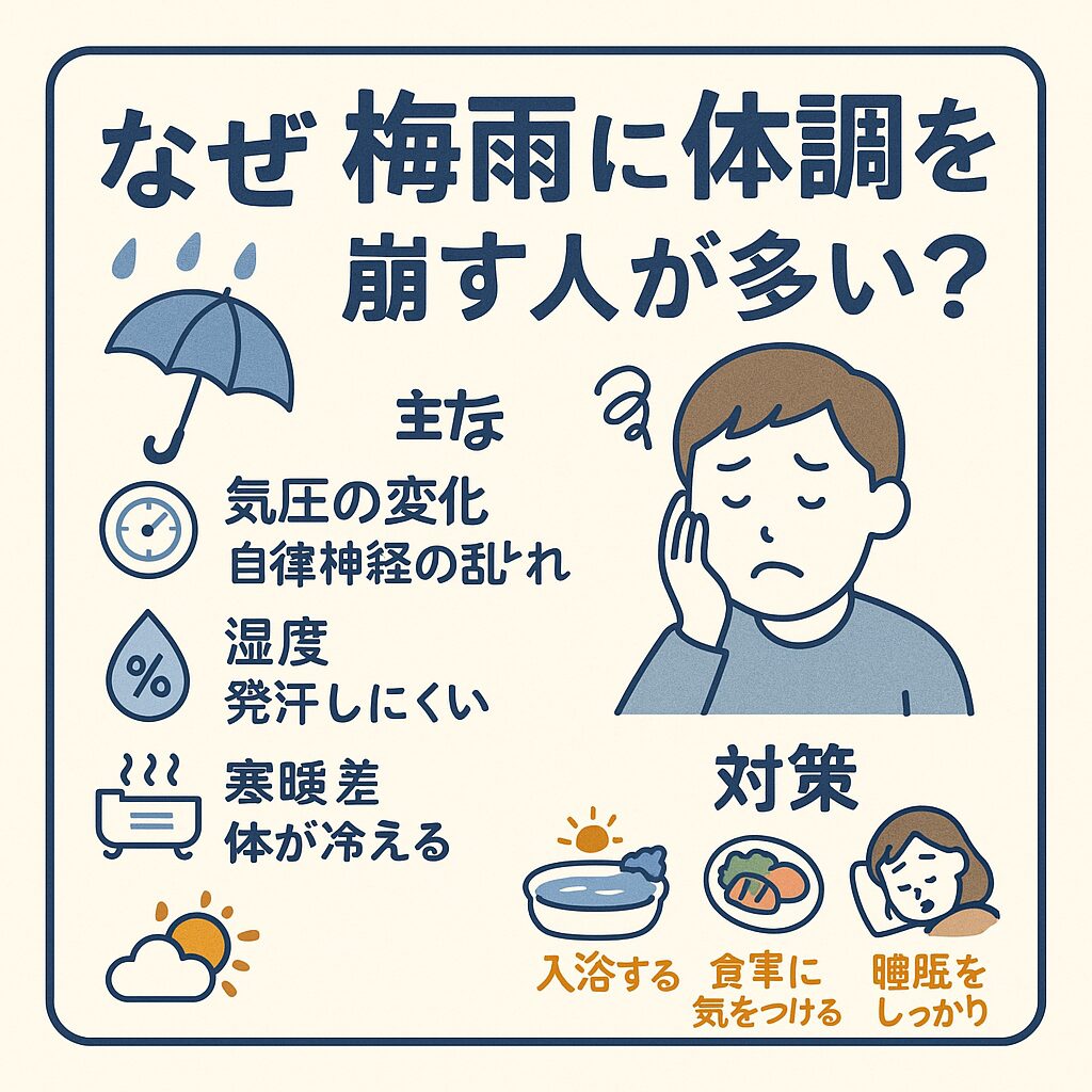 梅雨を元気に乗り切るには“自律神経ケア”がカギ！釣太郎