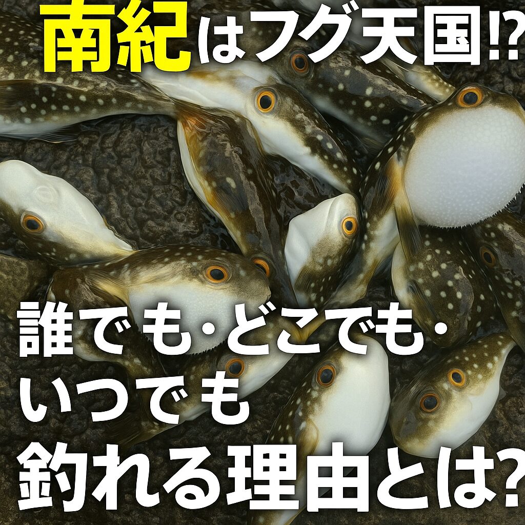 もっともよく釣れる魚?フグはいつでもどこでも誰でも頻繁に釣れる。理由は?釣太郎