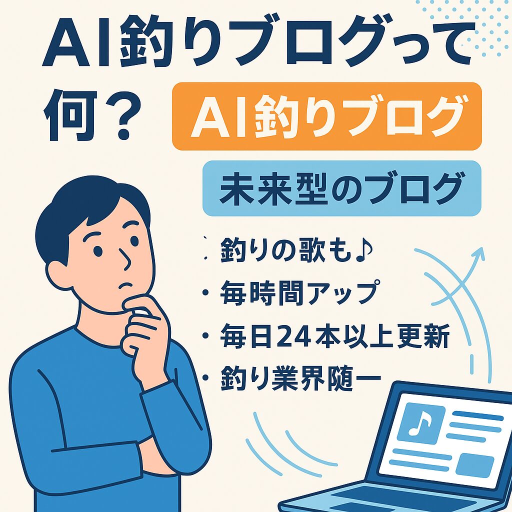AIBlogの先駆けは釣太郎ブログ。毎日24本以上更新されている、圧倒的なボリュームで、今までにない角度と深堀情報満載。