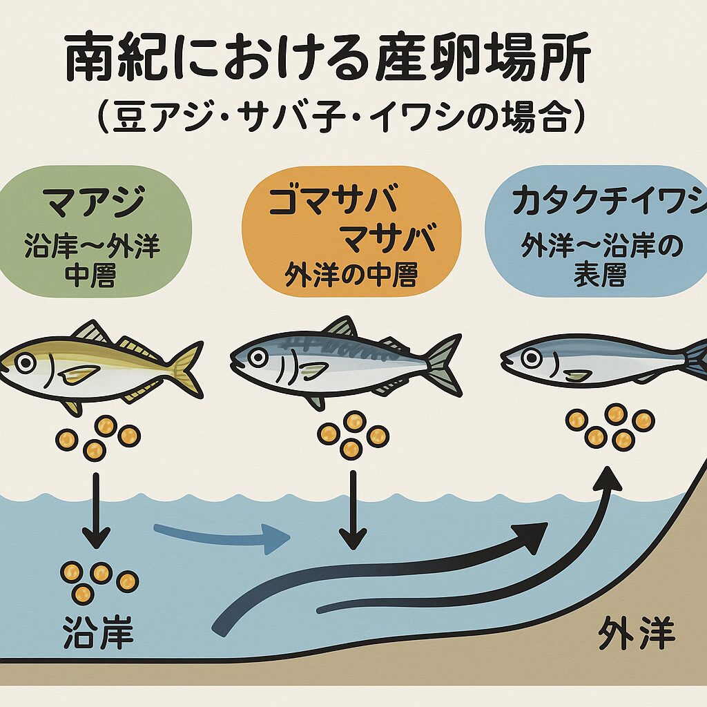 初夏の南紀に豆アジ・サバ子・イワシが多いのは、産卵場所が近いから？【回遊魚の産卵地を徹底解説】釣太郎