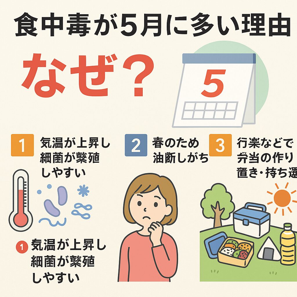 春＝安全は大間違い！5月こそ「食中毒の盲点」に注意しよう。釣太郎