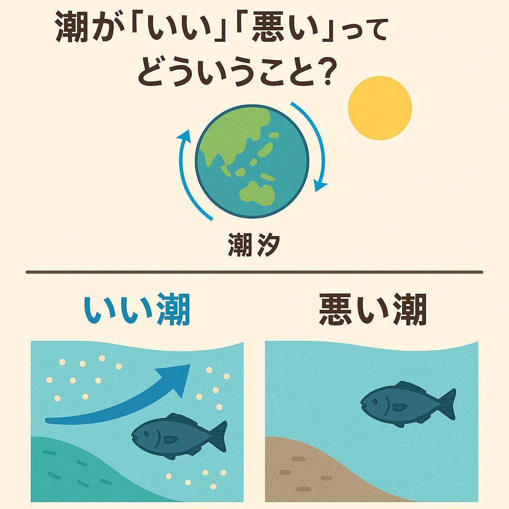 潮が「いい」「悪い」ってどういうこと?釣り人なら知っておきたい「潮」の基本説明。釣太郎