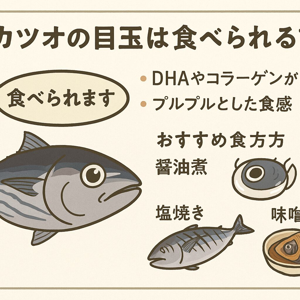カツオの目玉は“栄養のかたまり”。釣太郎