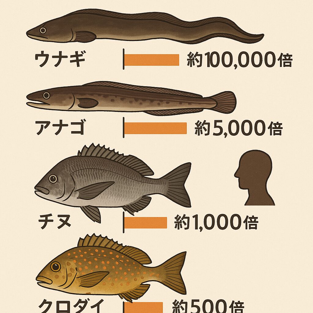 【釣り人必見】ウナギは人間の1万倍！アナゴ・チヌ・コロダイの嗅覚力を徹底解説！釣太郎