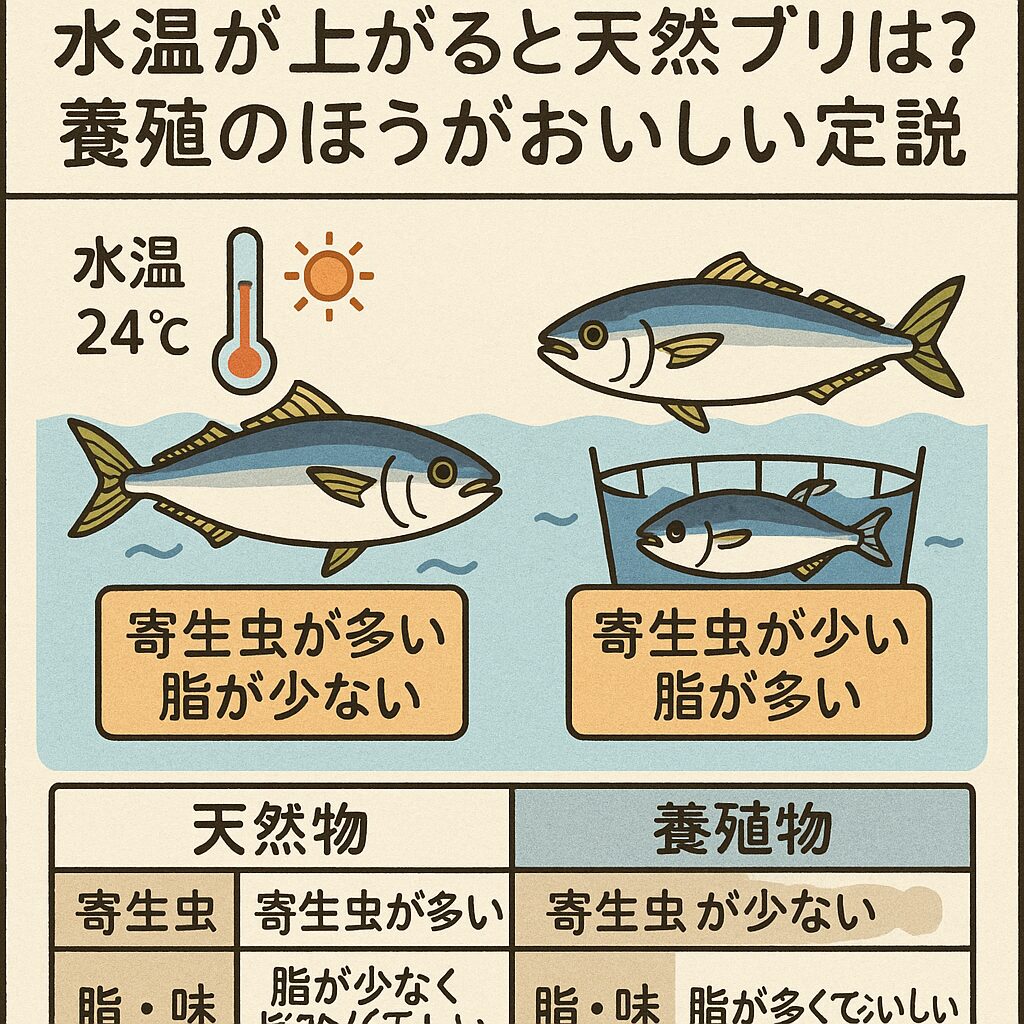 【驚きの事実】水温上昇で天然ブリの品質低下?いま“美味しいブリ”は養殖に軍配!釣太郎