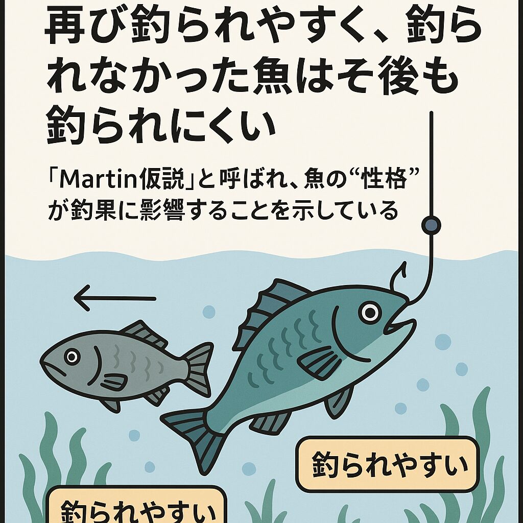 一度釣られた魚はまた釣られる？「Martin仮説」が示す、魚の“性格”と釣果の関係。釣太郎