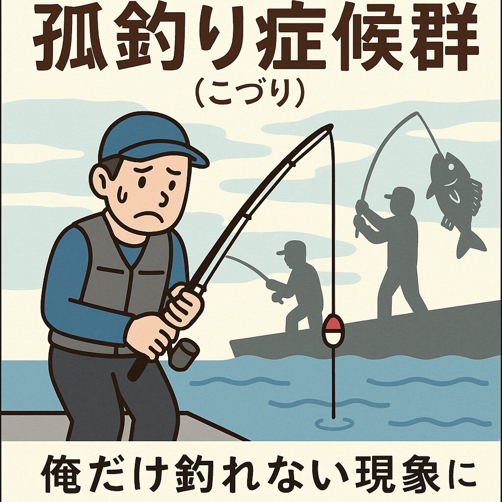 【釣り人必見】「俺だけ釣れない現象」に名前をつけたら“孤釣り(こづり)症候群”だった件。釣太郎