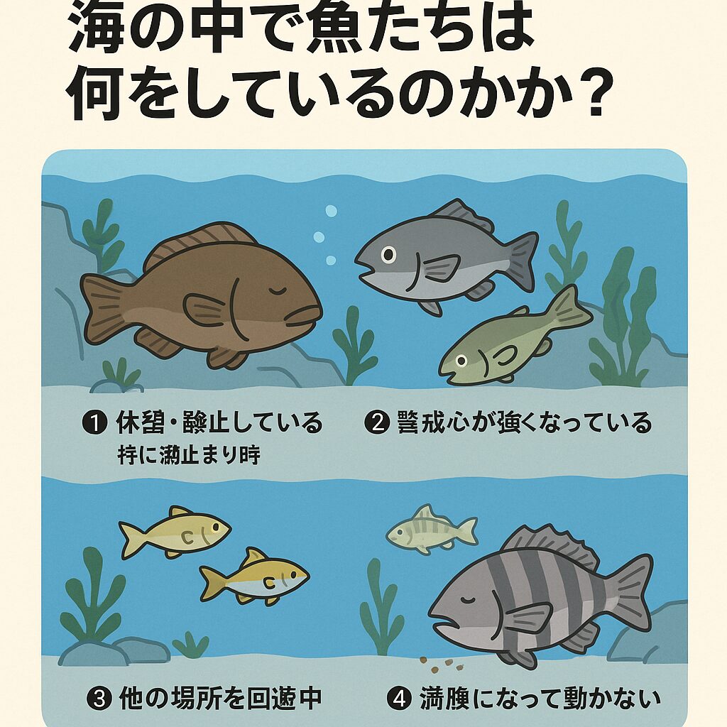 魚たちの“釣れない時間帯”はどう過ごされている？釣太郎