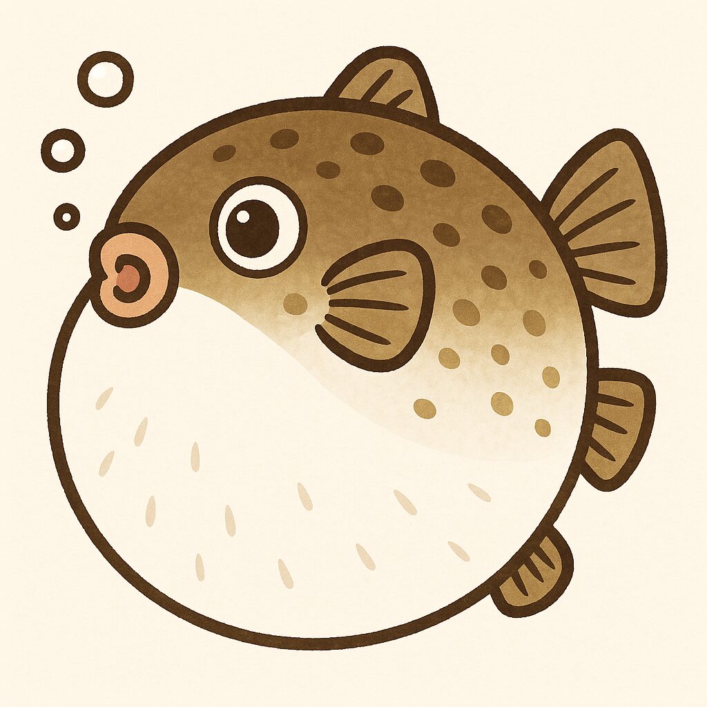 【釣り人にとってのフグ】外道魚だけど愛嬌たっぷり！イラストで見るフグの魅力とは？釣太郎
