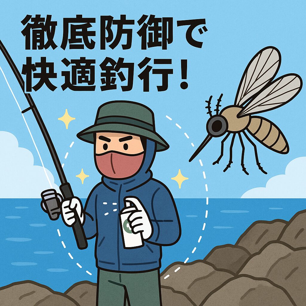 【釣り人必見】磯ヌカカ完全対策マニュアル|刺されない・痒みを残さない実践法。釣太郎