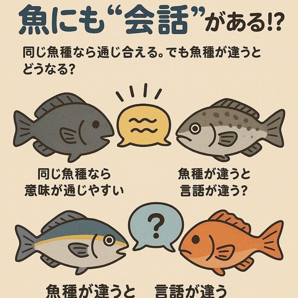 魚も“仲間内”なら話が通じる。釣太郎