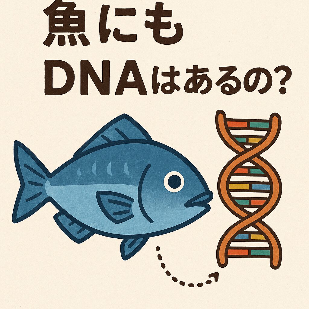 魚にも当然DNAはあります。それによって、釣れ方・逃げ方・行動パターン・味・見た目まで決まる。釣太郎