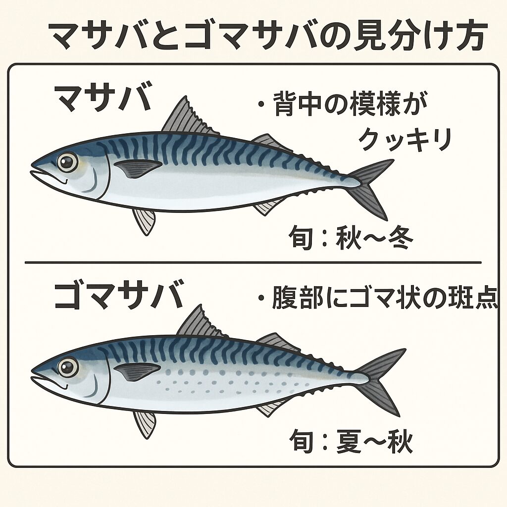 【徹底解説】マサバとゴマサバの見分け方・生態特徴の違い｜釣り人＆食材選び必見！釣太郎