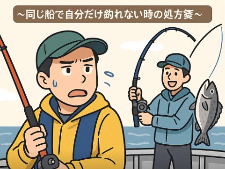なぜ俺だけ釣れない？その焦り、全国の釣り人が共感！釣太郎