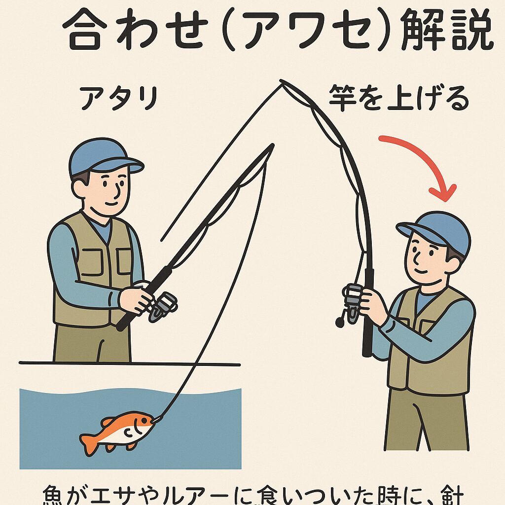 釣り初心者必見！「合わせ（アワセ）」って何？分かりやすく解説します。釣太郎