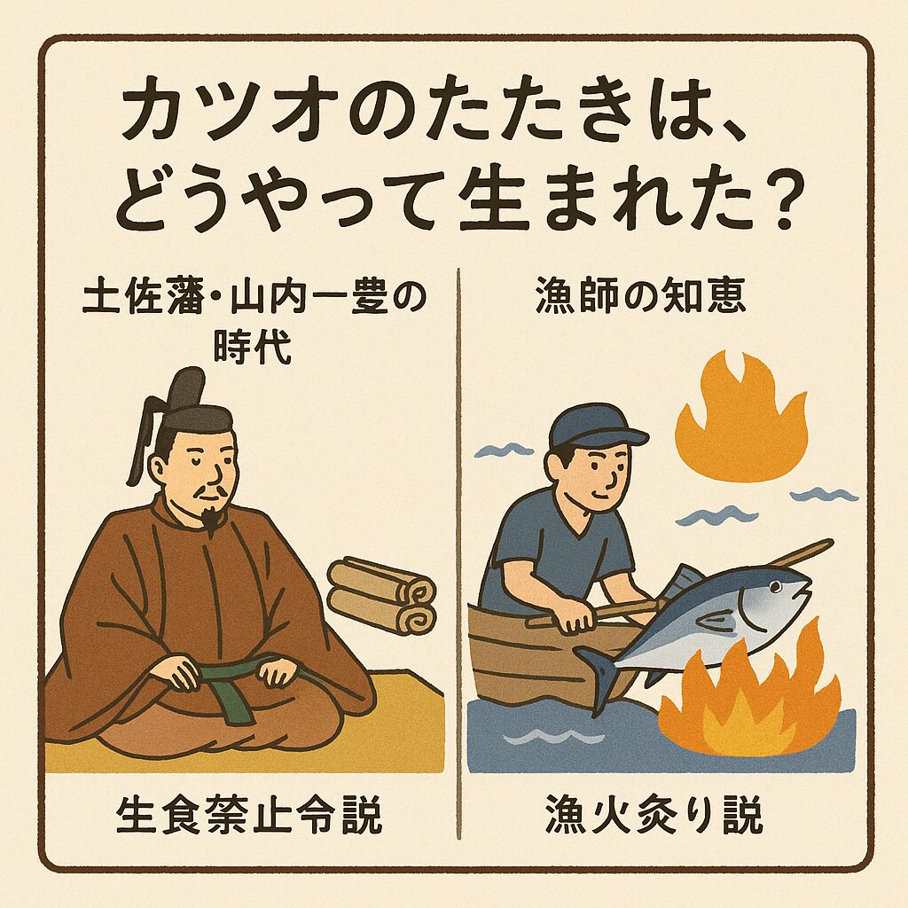 カツオのたたきは、単なる「炙り料理」ではありません。食中毒対策、漁師の知恵、地域の食文化が複雑に絡み合って生まれた日本ならではの逸品です。釣太郎