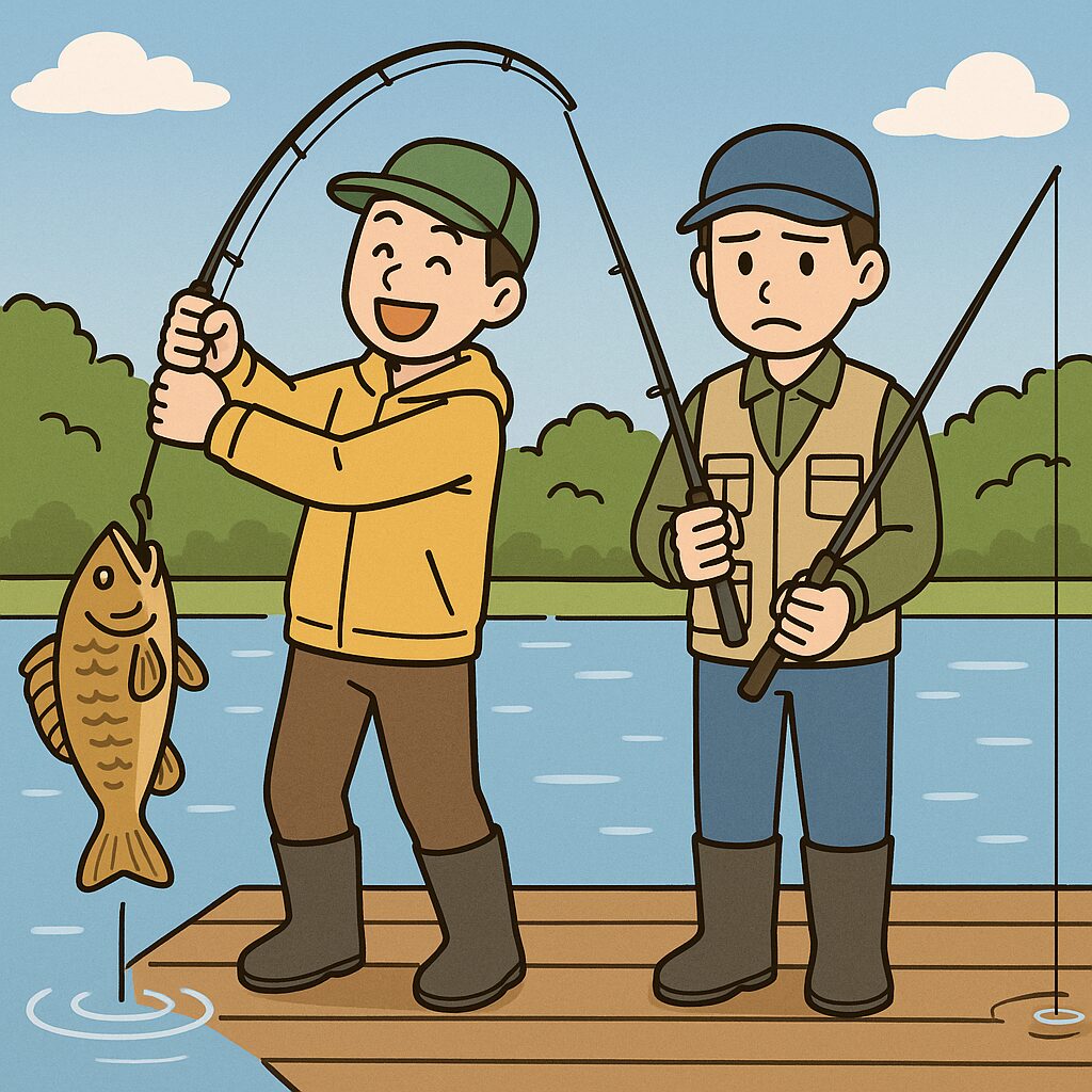 自分だけが釣れないのには理由がある。釣太郎