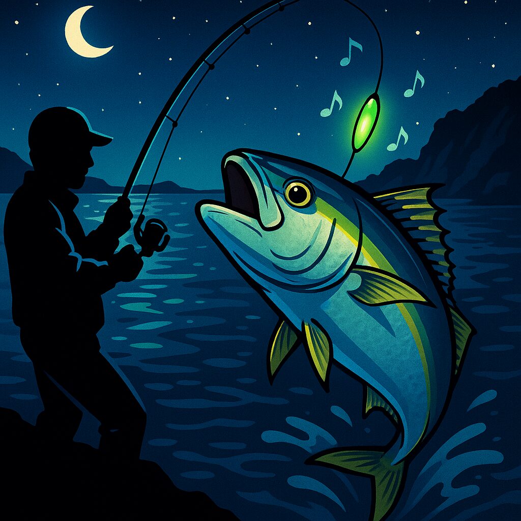 南紀の夏の夜釣りでビッグフィッシュを狙う。釣太郎