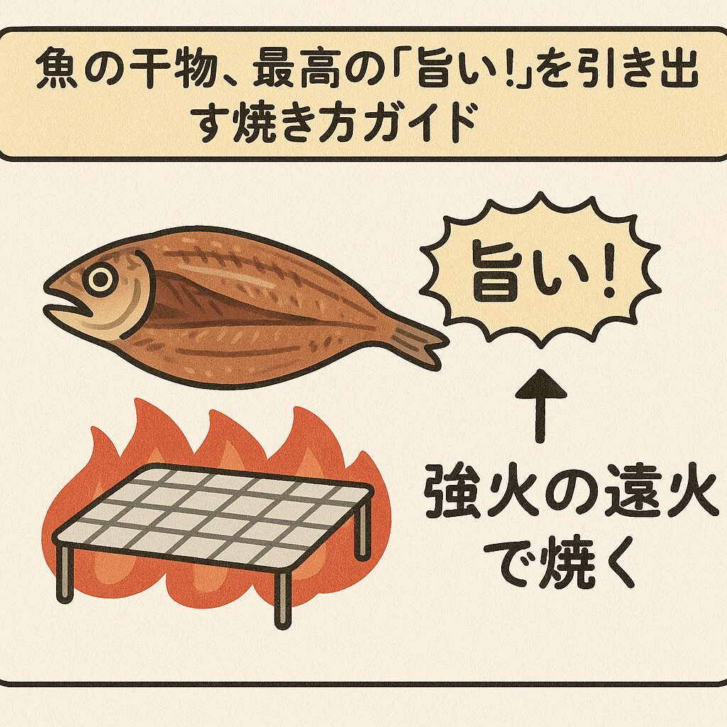 魚の干物、最高の「旨い！」を引き出す焼き方ガイド。釣太郎
