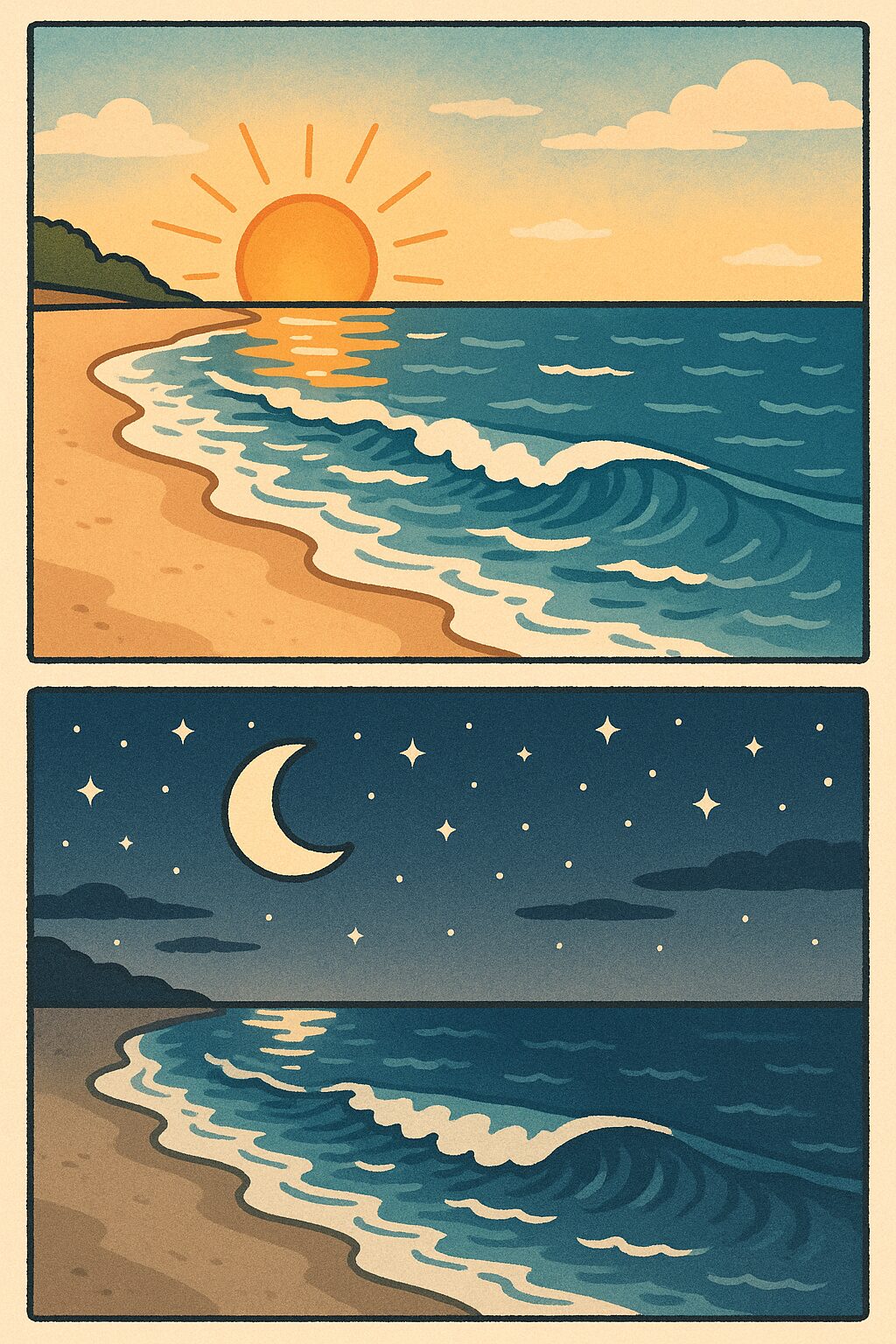 猛暑日こそ、朝と夜の海が最高に気持ちいい理由。なぜ「朝の海は爽快で、夜の海は神秘的」なのか？科学と感覚で解説！釣太郎