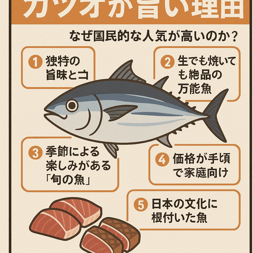 カツオが旨い5つの理由。釣太郎