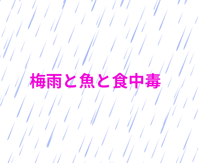 梅雨時は気温と湿度が高いため、魚の鮮度管理が重要になります。 特に食中毒の原因となる菌の増殖が活発になる。釣太郎