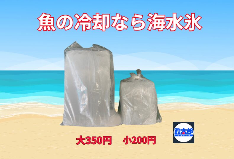 魚の食中毒対策なら海水氷を使いましょう。釣太郎
