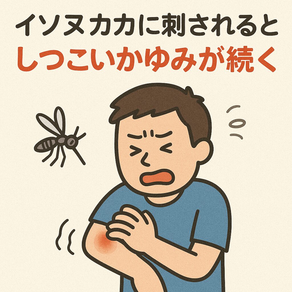 【夜釣り注意】イソヌカカに刺されると、なぜいつまでもかゆいのか？釣太郎