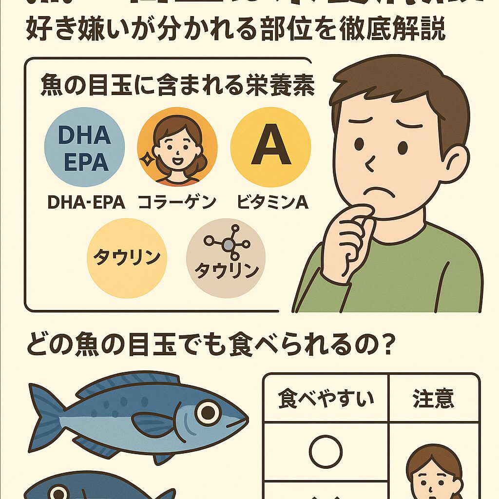 魚の目玉は「捨ててはもったいない」美味と栄養の塊！釣太郎