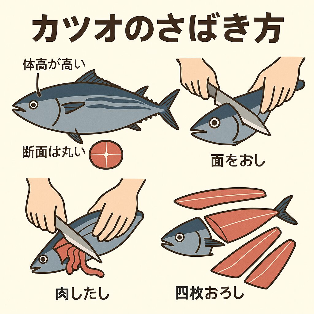 カツオのさばき方・初心者向け完全マニュアル。釣太郎