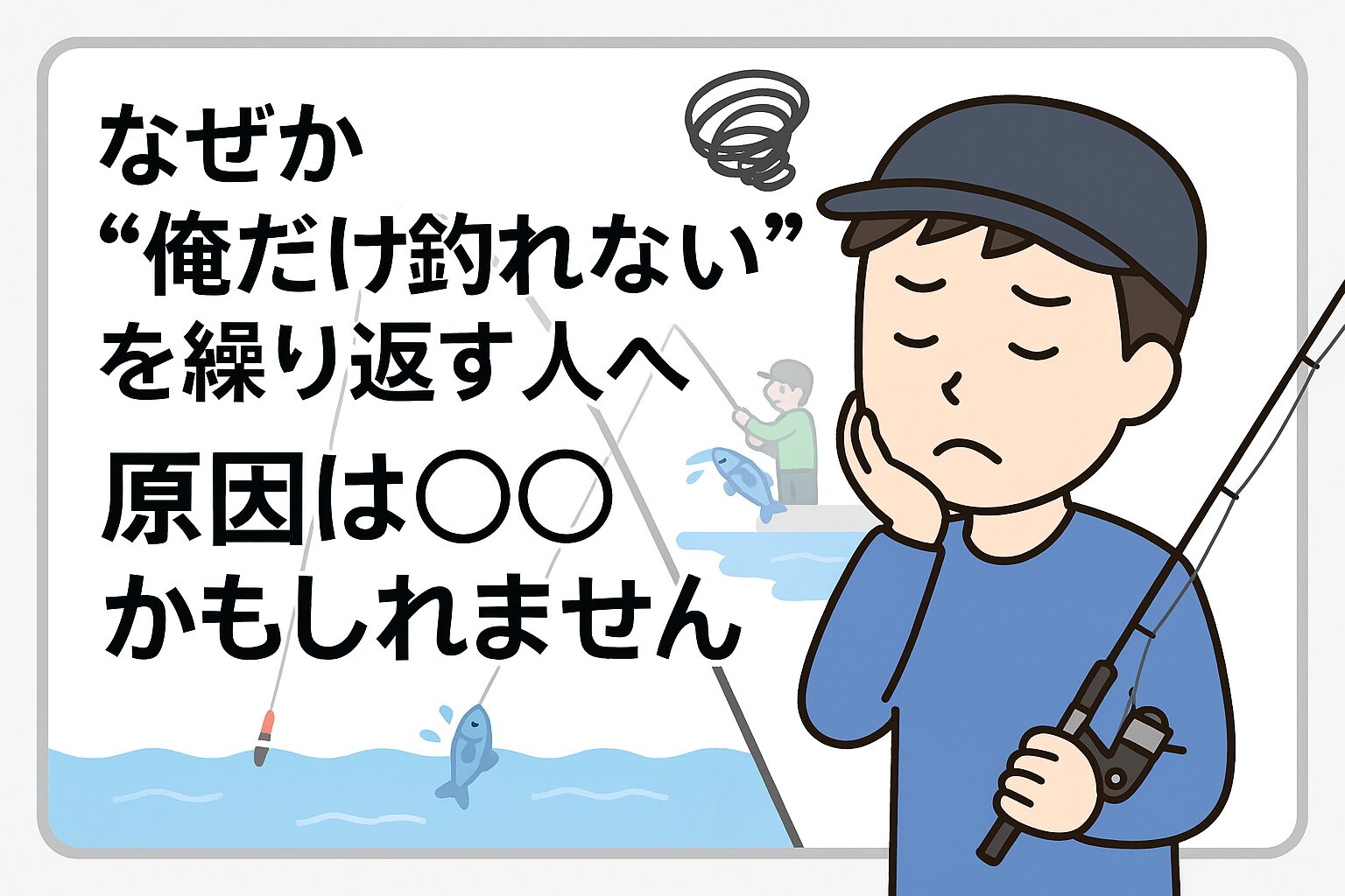 なぜか“俺だけ釣れない”を繰り返す人へ。その理由解説します。釣太郎