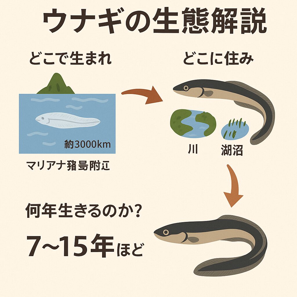 【ウナギの生態】どこで生まれ、どこに住み、何年生きるのか？謎に満ちたウナギの一生とは。釣太郎