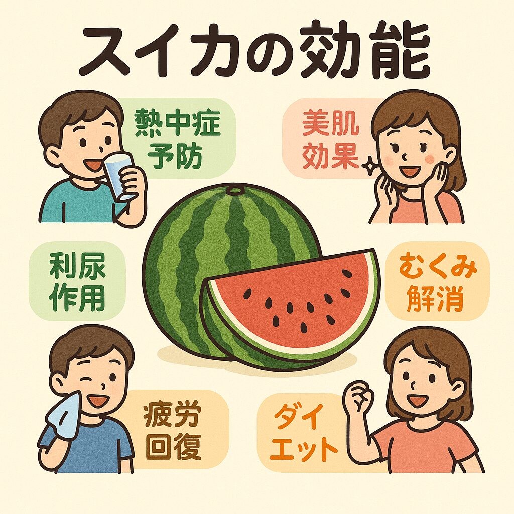【夏の定番】スイカの驚くべき効能とは?美味しさだけじゃない健康パワーを徹底解説!釣太郎