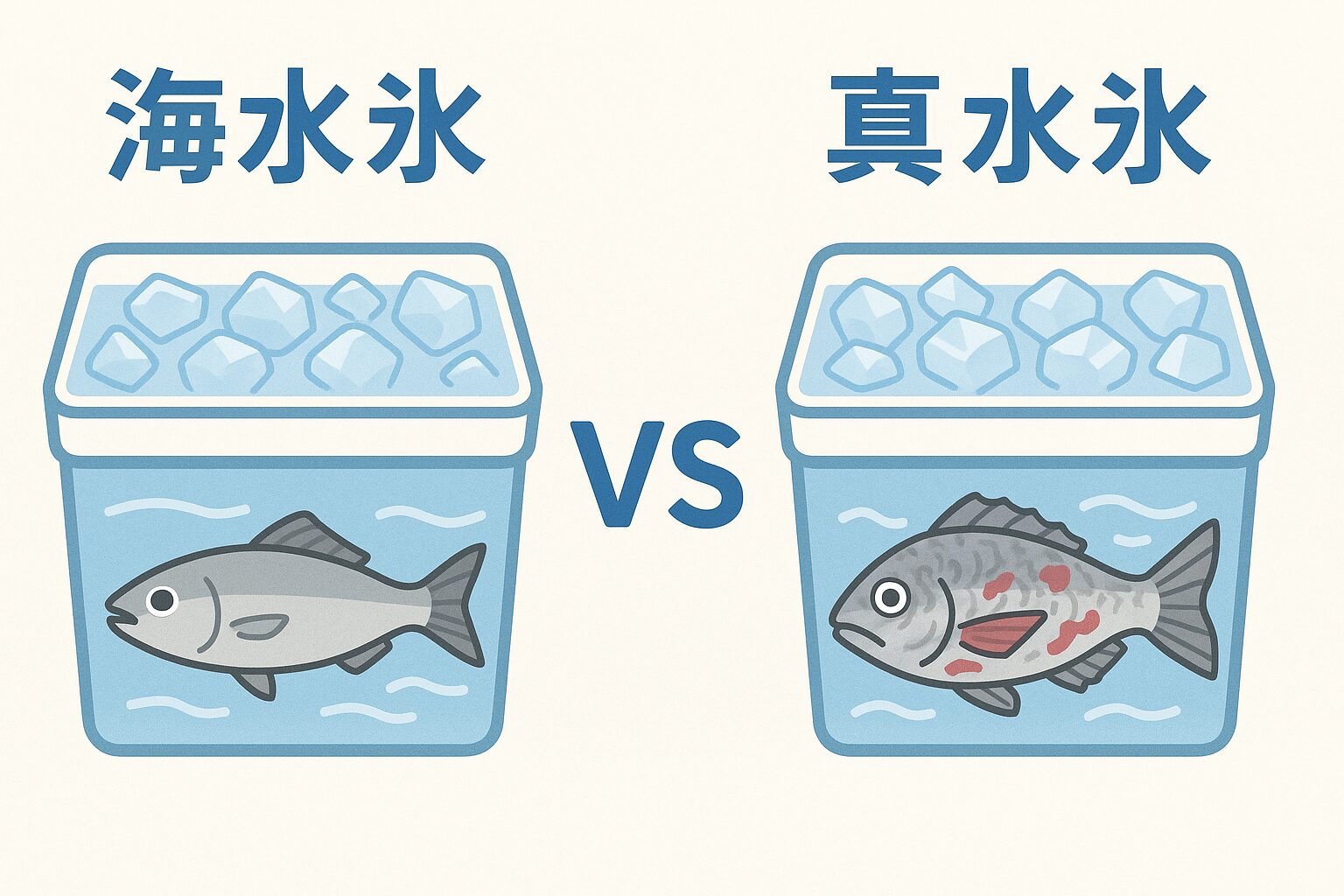 海水氷とは?海の魚を守る“天然の冷却材”|真水氷との違いと夏場におすすめの理由。釣太郎