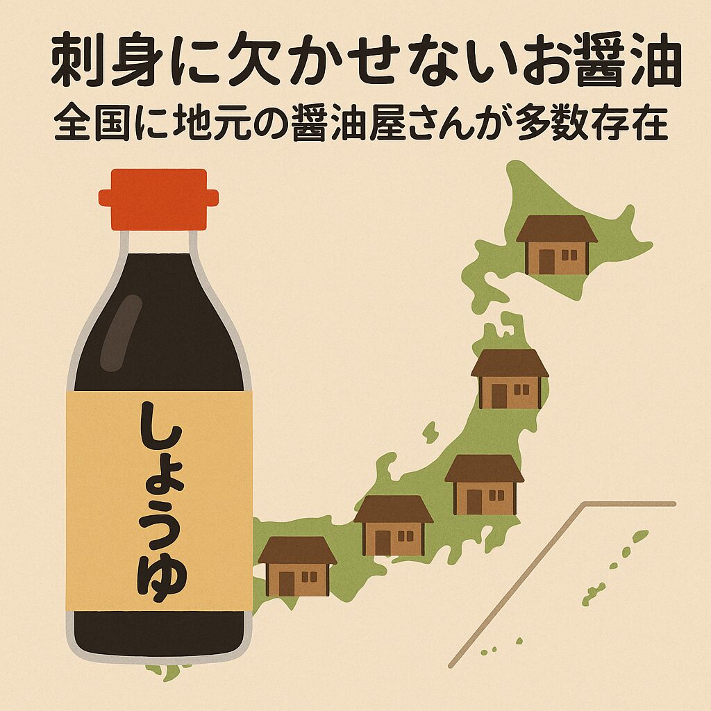 なぜ全国に地元の醤油屋さんが多いのか？釣太郎