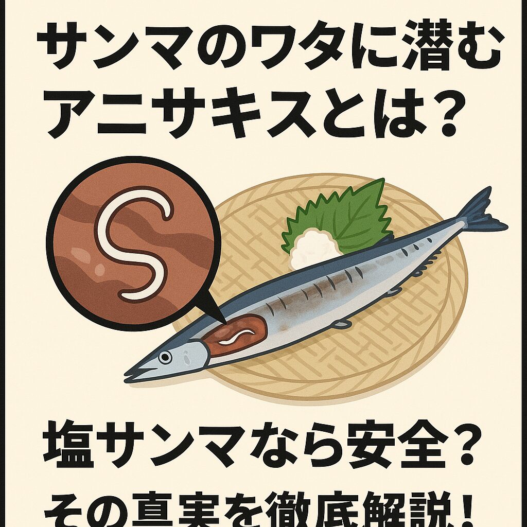 【要注意】サンマのワタに潜むアニサキスとは?塩サンマなら安全?その真実を徹底解説!釣太郎
