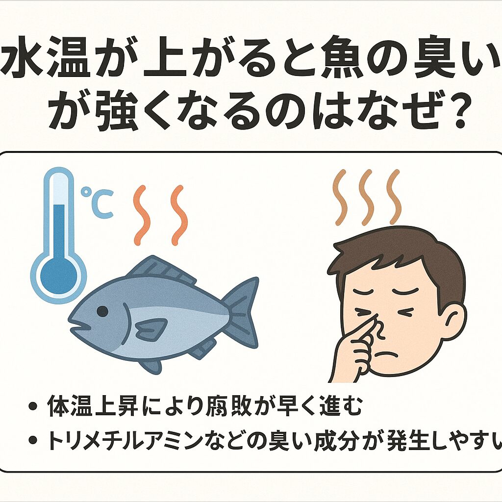 夏場の魚とニオイの関係を徹底解説!釣太郎