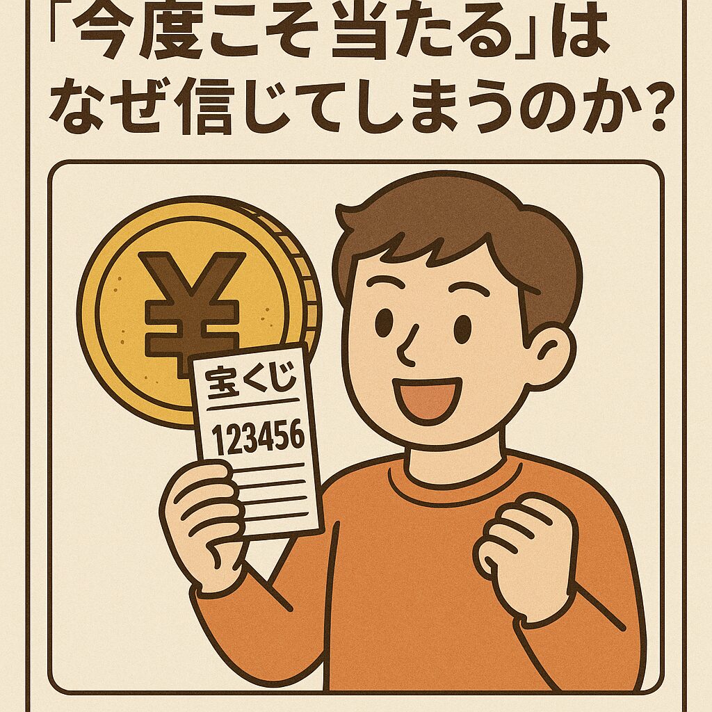 宝くじ「今度こそ当たる」はなぜ信じてしまうのか？ その幻想の正体をAIが徹底解説【行動経済学・心理学視点】釣太郎