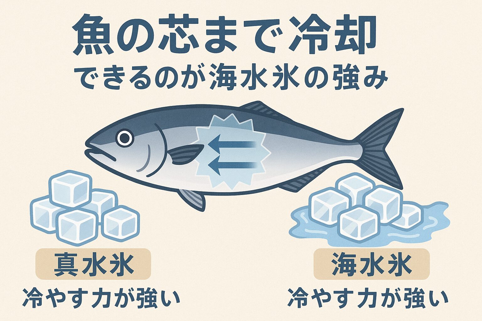 【魚の芯まで冷やす！】真水氷より冷却力が強い「海水氷」の驚きの実力とは？釣太郎