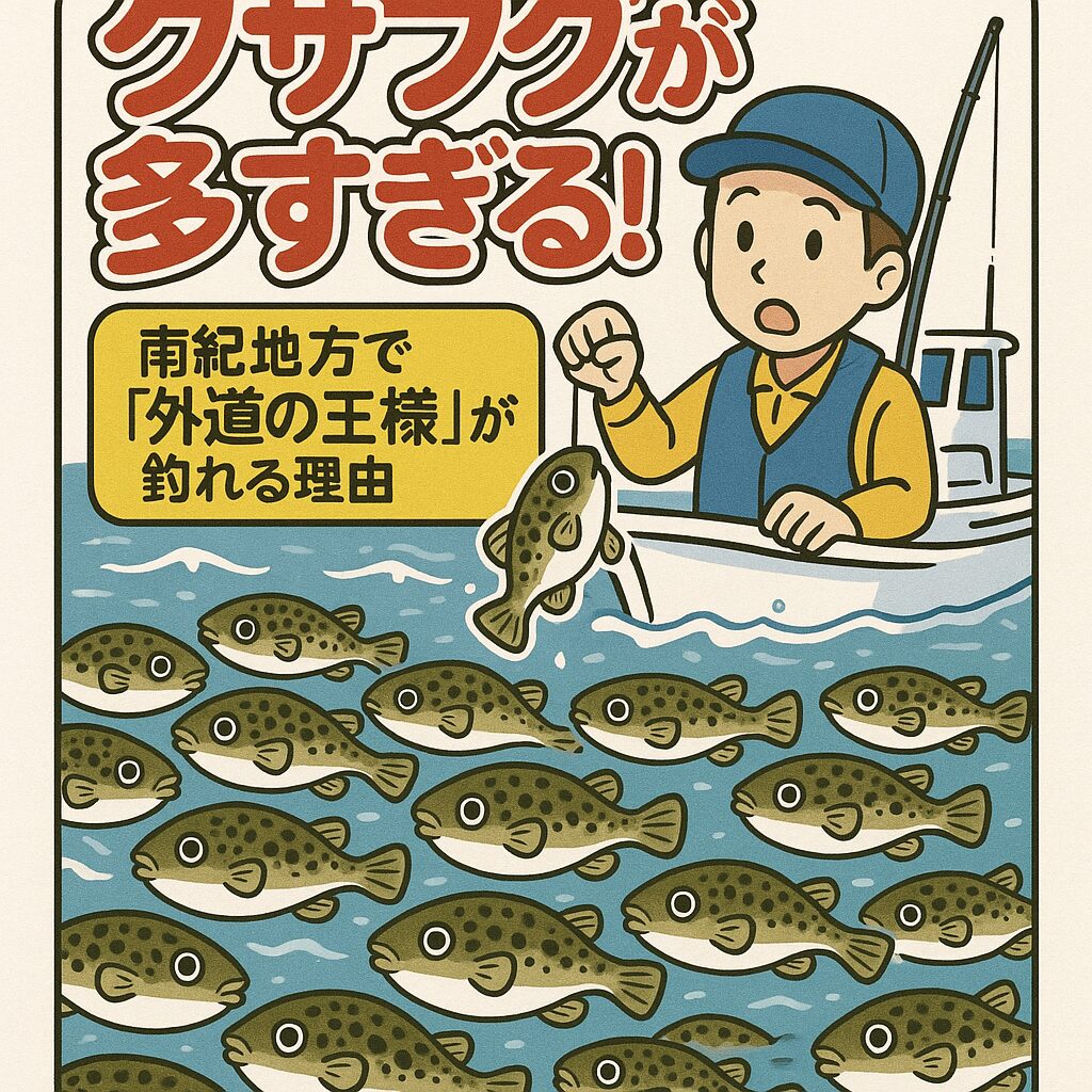 クサフグが多すぎる！？南紀地方で“外道の王様”が釣れる理由。釣太郎