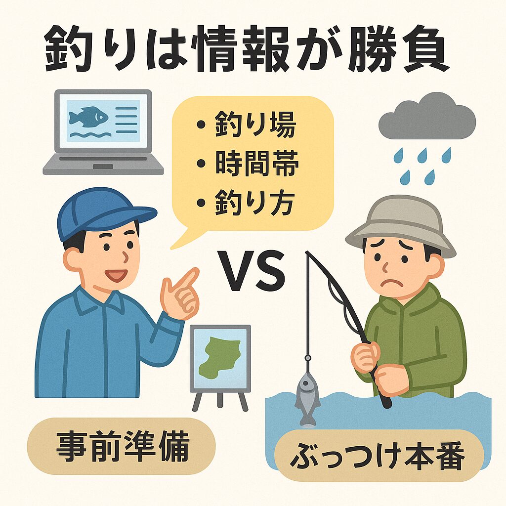 釣り初心者必見!「釣りは情報が勝負」現地ぶっつけ本番では釣れない理由とは?釣太郎