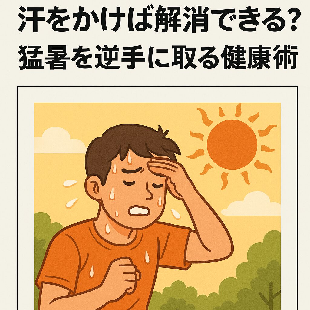 汗の主成分は水分ですが、ナトリウム（塩分）も少量含まれています。具体的には、一般的な汗1リットルあたり、1～2g程度の塩分を含む。たくさん汗をかいても、排出される塩分は限定的。つまり、1リットルの汗でせいぜい1～2gの塩分しか排出できないのです。釣太郎