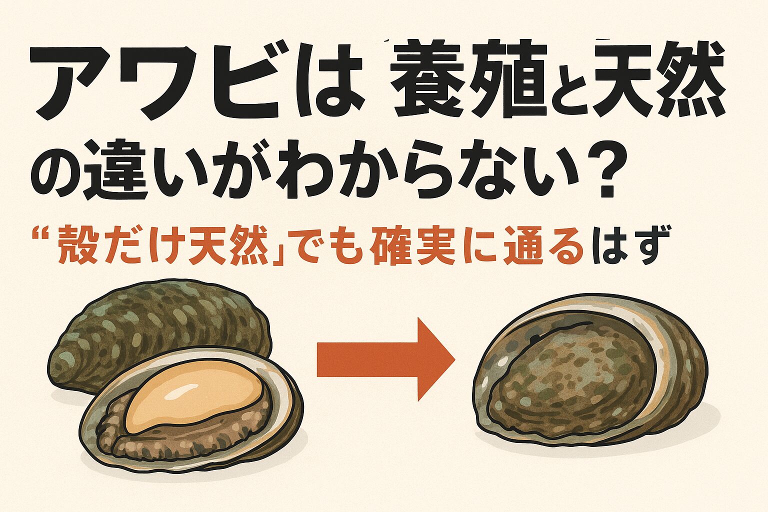 アワビは天然と養殖の違いが分かりにくい?
だからこそ“殻だけ天然”でも通用してしまう現実とは?釣太郎