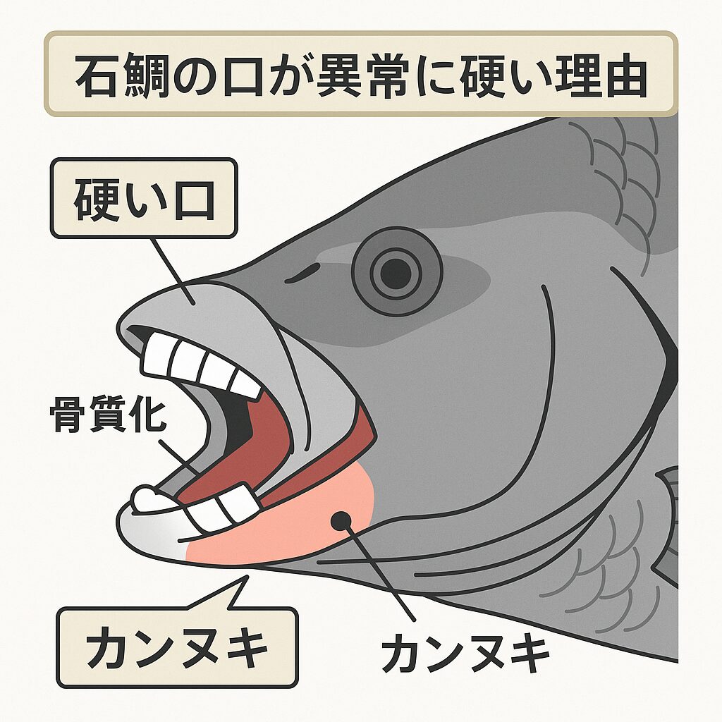 石鯛の口が異常に硬い理由とは？ なぜ針が刺さるのは「カンヌキ」だけなのか｜AIが科学的に解説！釣太郎