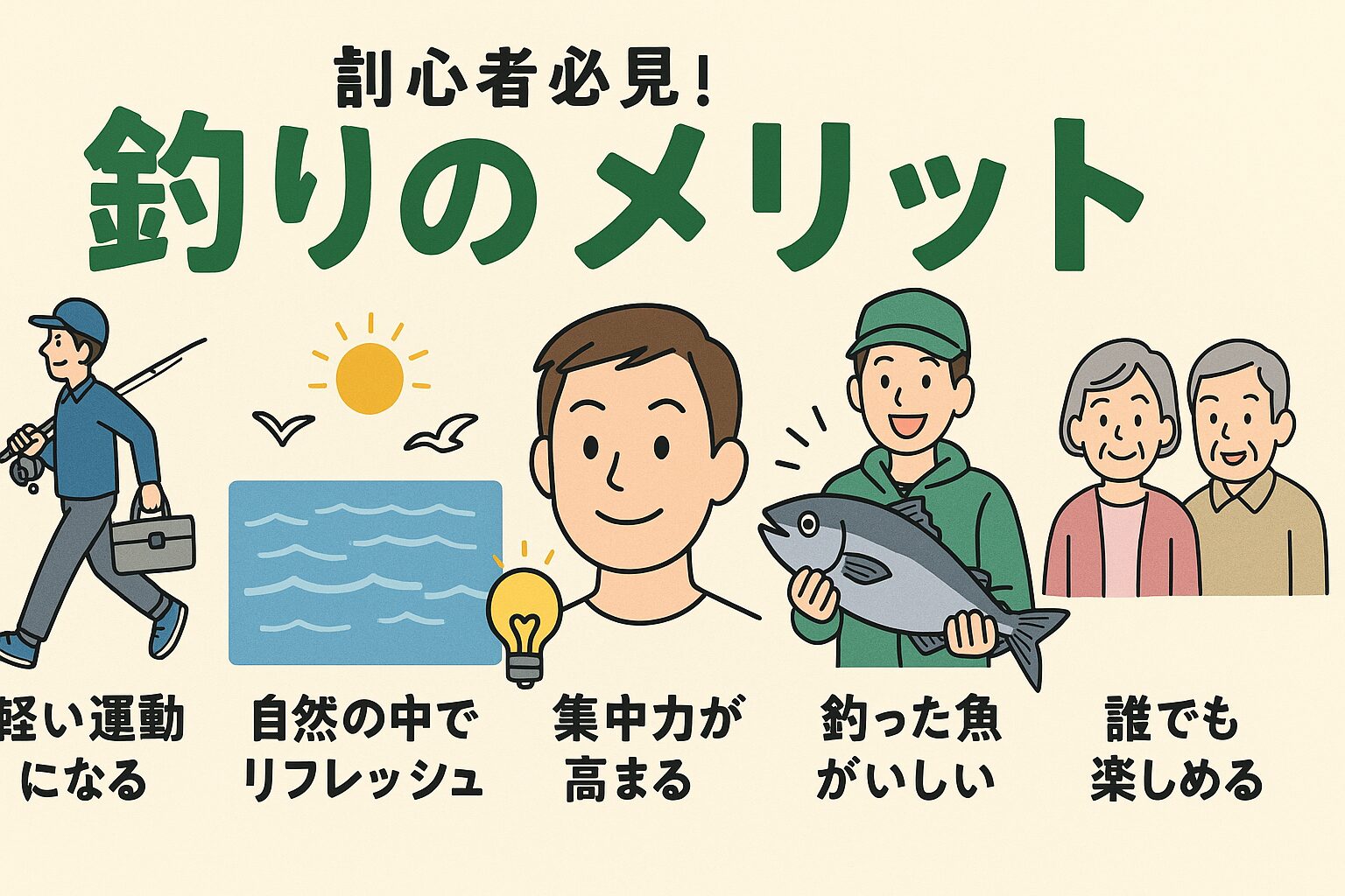 釣りは“最強の健康法”。釣太郎