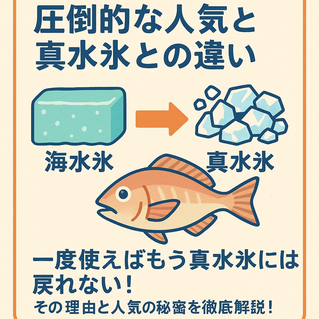 一度海水を凍らせた「海水氷」を使えば、もう真水氷には戻れない！その理由と人気の秘密を徹底解説！釣太郎