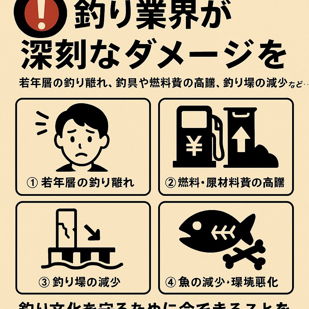 釣り業界の危機は、すべての釣り人に関係がある。釣太郎