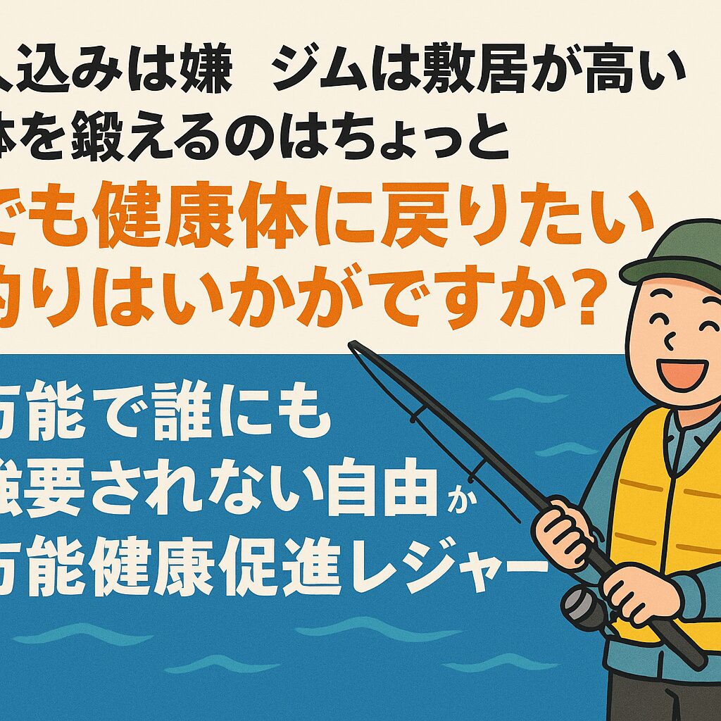 健康も癒しも自由も、ぜんぶ“ひとつ”で叶えられる。それが、釣りという最高のレジャー。釣太郎