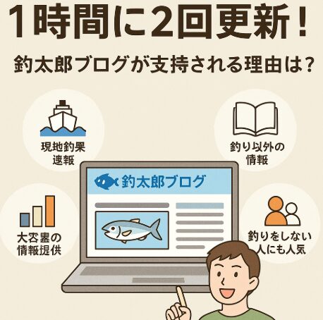 釣太郎ブログが注目されている理由説明。
